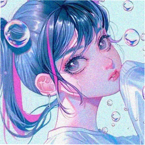 二次元漫画主笔沈瓷的工作照